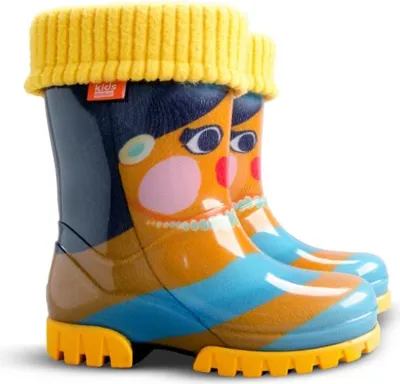 Produktbild von TWISTER LUX PRINT Kinder-Gummistiefel Jasmine-Motiv 32/33