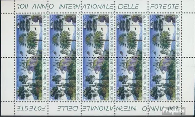 Produktbild von Briefmarken Vatikanstadt 2011 Mi 1710-1711 Kleinbogen (kompl.Ausg.) postfrisch Der Wald