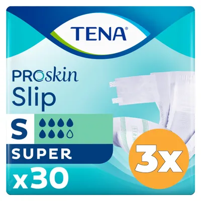 Produktbild von 3x Tena Slip Super Größe S (30 Stück)