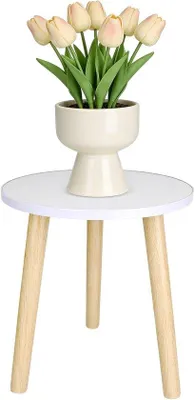 Produktbild von Famanu Blumenständer Runde Pflanzenständer mit drei Füßen - 30 x 32 cm