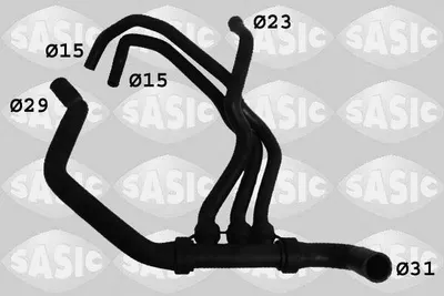 Produktbild von SASIC Kühlerschlauch Wasserschlauch für RENAULT SCÉNIC II (JM0/1) 3404032