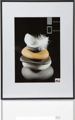 Produktbild von AL-62 Aluminium Fotorahmen 30x40 schwarz-matt