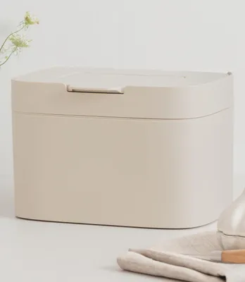 Immagine prodotto di Contenitore per compostaggio da 4,5 litri con coperchio e filtro antiodori | Senza odori e lavabile in lavastoviglie | Pattumiera compatta per la cucina