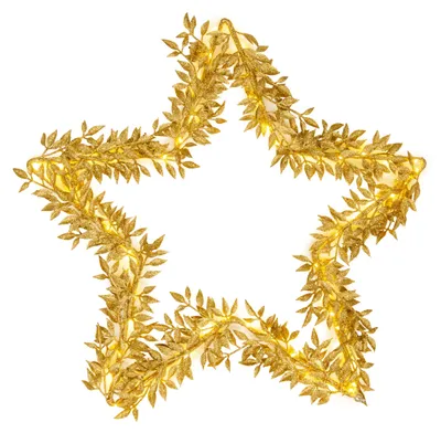 Zdjęcie produktu dla Podświetlana gwiazda bożonarodzeniowa LED Christmas Lights Star Gold Timer 5271758
