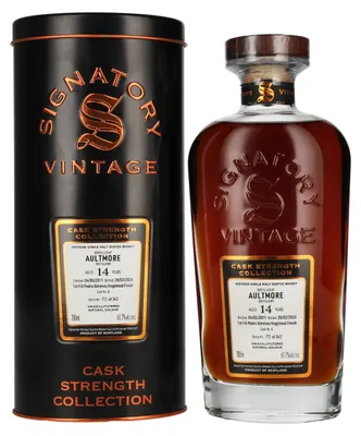 Image de Signatory Vintage AULTMORE 14 Years Old Cask Strength Collection 2011 61,7% Vol. 0,7l in Tinbox