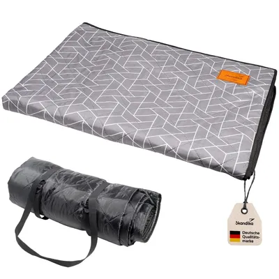 Produktbild von Skandika Zeltteppich Bredal 200 x 300 cm | Outdoor Teppich mit Softtouch- Polyester, wetterfest & wasserdicht, mit Tragegurt | Picknickdecke