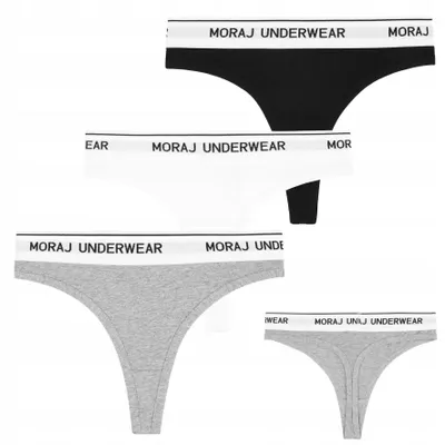 Produktbild von Damenstring - Baumwollstring Größe L - Stringunterwäsche 3 Stück - Damenslips -  fur Damen