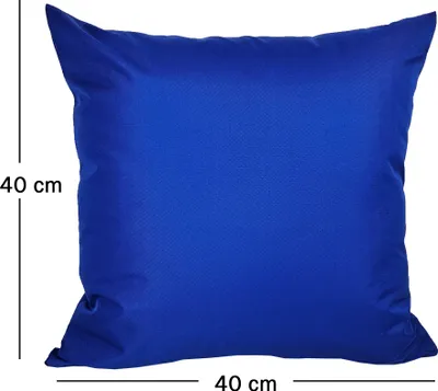 Produktbild von JACK 40x40cm Outdoor Lounge Kissen Dekokissen inkl. XXL-Füllung Wasserabweisend Sitzkissen Garten Stuhl Lotus Effekt, Farbe:Blau