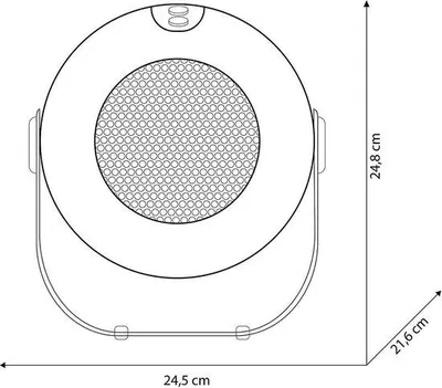 Immagine prodotto di Piastra elettrica in Vetroceramica da 1800 Watt, arancione