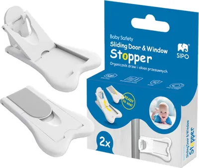 Immagine prodotto di Sistemi di sicurezza per porte e finestre scorrevoli (2 pezzi) - Sipo