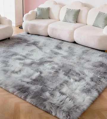 Productafbeelding van Rond vloerkleed, zacht, 200x300 cm, antislip, geschikt voor de woonkamer