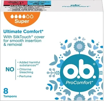 Obrázok produktu pre Tampony O.B. ProComfort Super 8 sztuk