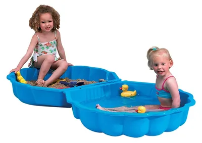 Produktbild von Sandbox Shell Blue 87 X 78 X 20 cm Sandspielzeug Spielzeug ab 3 Jahren
