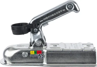 Produktbild von WINTERHOFF Stützrad ST60-V-255SB 400 kg Rohr 60 mm Höhe 525-755 mm Vollgummi 225x70 Axiallager, Klemme, für Anhänger Rangierhilfe