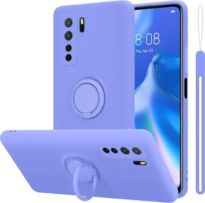 Produktbild von Cadorabo Hülle für Huawei NOVA 6 SE / P40 LITE / NOVA 7i Schutz Hülle in Lila Handyhülle TPU Etui Case Cover