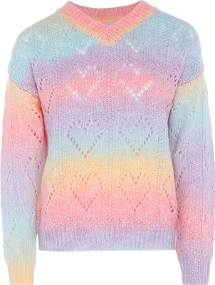 Image de Pull ALBEE pour femme - arc-en-ciel, XL/XXL