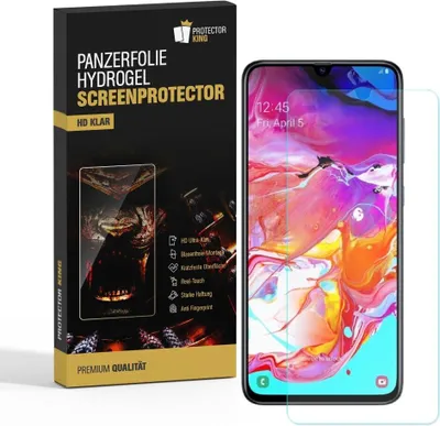 Produktbild von 1x Panzerfolie für Samsung Galaxy A71 HYDROGEL FULL-COVER Displayschutzfolie KLAR