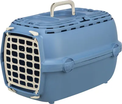Produktbild von TRIXIE Transportbox Relax 1 - blau - 32 × 30 × 48 cm