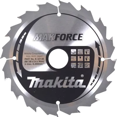 Image de Makita MAKFORCE Sciage. 180x30x16Z B-32138