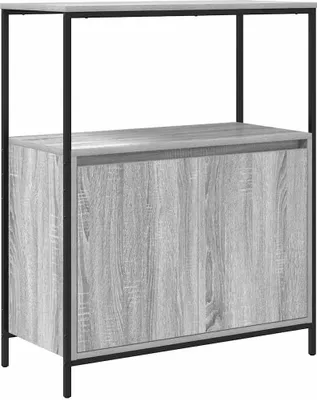 Produktbild von vidaXL Badschrank mit Regalen Grau Sonoma 76,5x35x95 cm