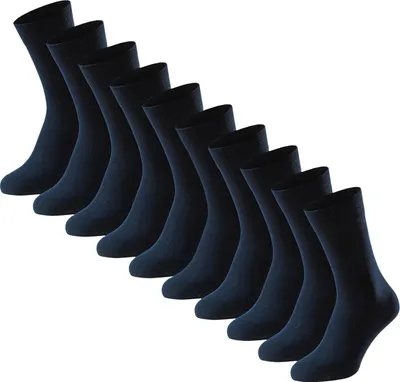 Produktbild von Schiesser 10er Pack Bluebird Socken Druckfreier, bequemer Bund, Besonders pflegeleicht, Optimale Passform