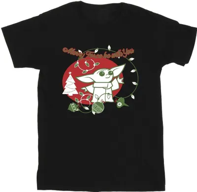 Produktbild von Star Wars The Mandalorian - "Force Be With You" T-Shirt für Herren BI47341 (3XL) (Schwarz)