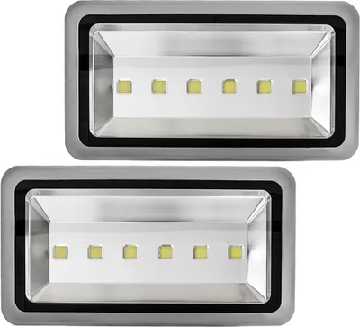 Produktbild von 2pcs 300W LED Fluter Außen Strahler Flutlicht,Greenmigo Kaltweiß Wasserdicht IP65 Super Helles Sicherheitsbeleuchtung für Garten,Hof,Lager,Platz,Plakatwand