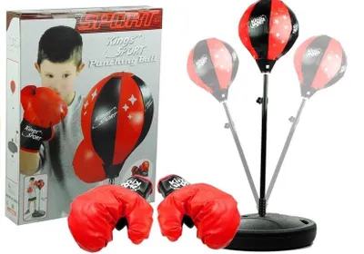 Image de Set de boxe : gants de boxe et speedbag (sport et loisirs)