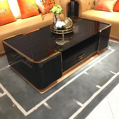 Immagine prodotto di Tavolo da divano Tavolini in legno lucido di design Nuovi mobili italiani
