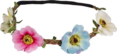 Produktbild von Blumen Haarband mit Anemonen - Mehrfarbig