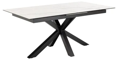 Produktbild von Heaven Esstisch 90x168/210cm inkl. 1 Zusatzplatte weiß.