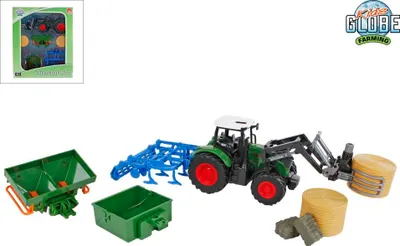 Image de Kids Globe Traktor mit Zubehör 8tlg grün