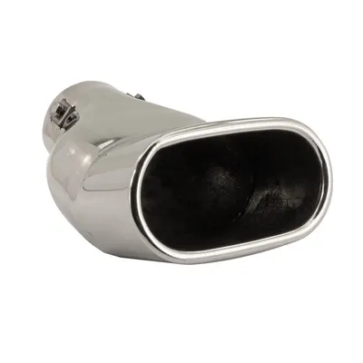 Produktbild von Simoni Racing TRX/62 Auspuffblende Endrohr Blende 117mm 190mm Gebogen Edelstahl