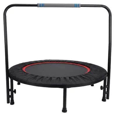 Productafbeelding van Opvouwbare Trampoline Met Handvat Sedco Opvouwbaar Rond Ga188-48 - 122 Cm Zwart