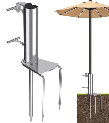 Produktbild von Sonnenschirm Bodenhülse Rasendorn Bodendübel Erdanker für 3-5cm Stangen