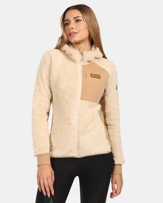 Produktbild von Fleece-Sweatshirt für Damen KILPI NORKA-W ZL0204KI BEIGE Größe: 46