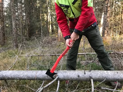 Produktbild von STUBAI Leichtaxt / Putzerbeil mit Kunststoffstiel 600 mm