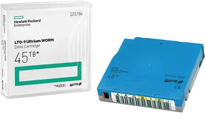 Zdjęcie produktu dla HPE LTO-9 Ultrium 45TB WORM Data Cartridge, Pusta taśma danych, LTO, 45 TB, 45 TB, 30 lat(a), 545 kbit/cal