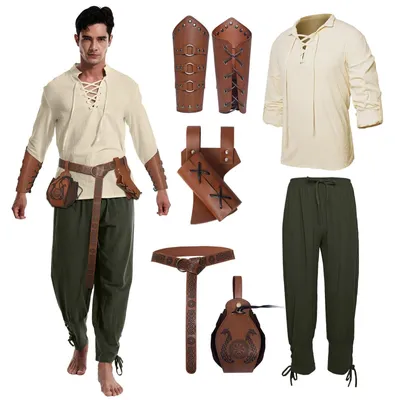 Obrázek produktu pro Středověký pánský kostým - vikingský kostým - pirátský kostým