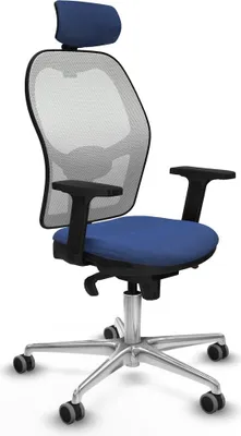 Immagine prodotto di Sedia da ufficio con poggiatesta Piqueras y Crespo 2D086G2 Blu navy