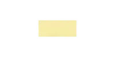 Produktbild von Neutralware Trennstreifen 22 x 10,5 cm (B x H) 160g/m² Karton recycelt gelb 100 St./Pack.