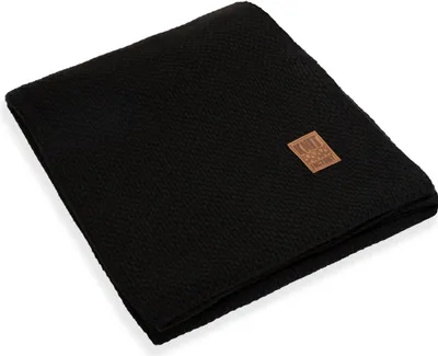 Produktbild von Knit Factory Jesse Plaid XL - Schwarz - 195x225 cm