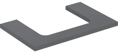 Produktbild von Geberit ONE Waschtischplatte, Ausschnitt mittig, für Aufsatzwaschtisch, 75x3x47cm, 505.282.00.3