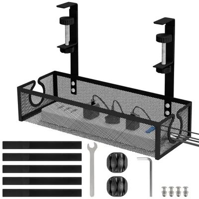 Productafbeelding van Kabelorganizer voor Onder Bureau, Zonder Boren