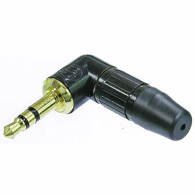 Productafbeelding van Neutrik NTP3RC-B, 3,5 mm, mannelijke connector, verguld, zwart, metaal, 2,9 cm