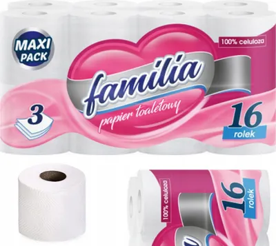 Immagine prodotto di Carta igienica fine a 3 veli 16 rotoli