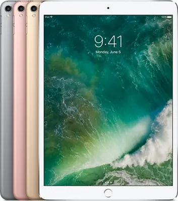 Produktbild von Apple iPad Pro, 26,7 cm (10.5"), 2224 x 1668 Pixel, 64 GB, iOS 10, 469 g, Grau