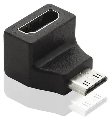 Immagine prodotto di Adattatore da Mini HDMI C maschio a HDMI femmina con angolo di 90°