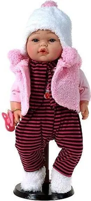 Image de La poupée bébé chante et parle en polonais 40cm