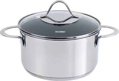 Image de Kelomat Fleischtopf 20 cm, 3,7 litres, avec couvercle en verre, modèle CALIPSO